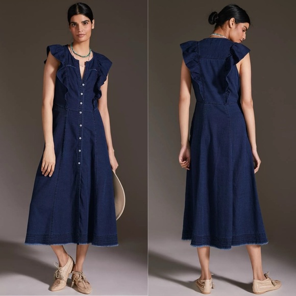 Anthropologie Dresses & Skirts - Anthropologie Pilcro Denim Dress